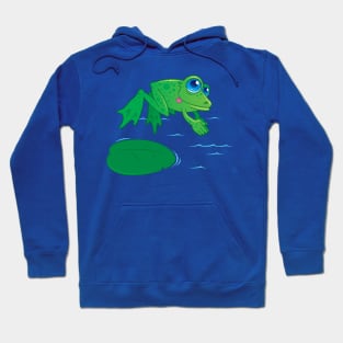 Diving Frog Hoodie